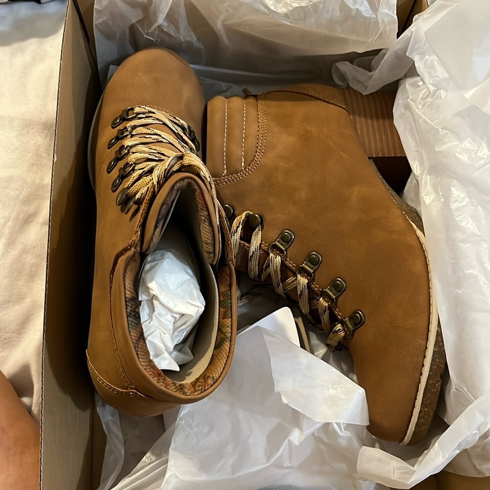Brand new heeled ankle boots